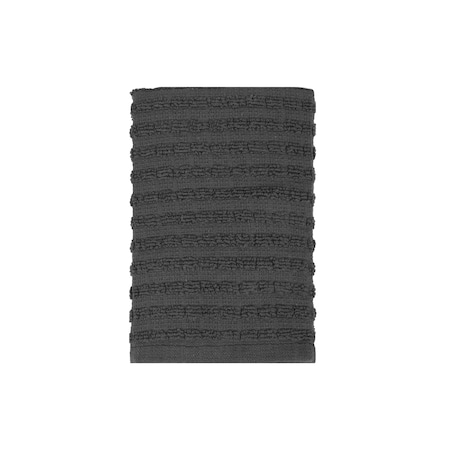 Ritz Royale Solid Dish Cloth 100% Cotton Terry Graphite, PK12 22911